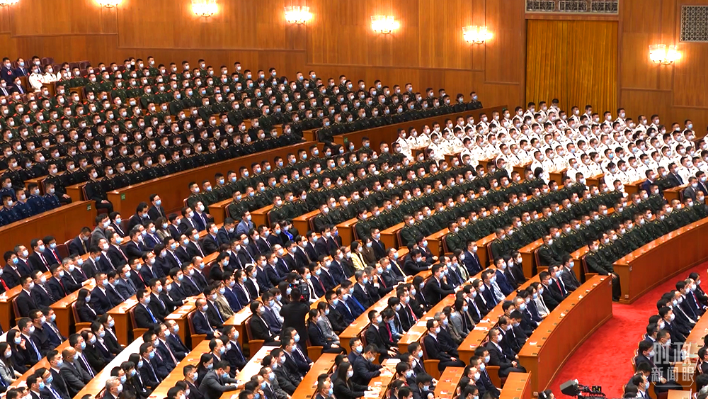 △当天大会的与会代表。（总台央视记者关舟拍摄）